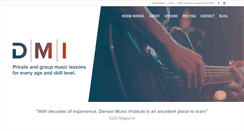 Desktop Screenshot of denvermusicinstitute.com
