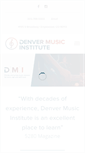 Mobile Screenshot of denvermusicinstitute.com